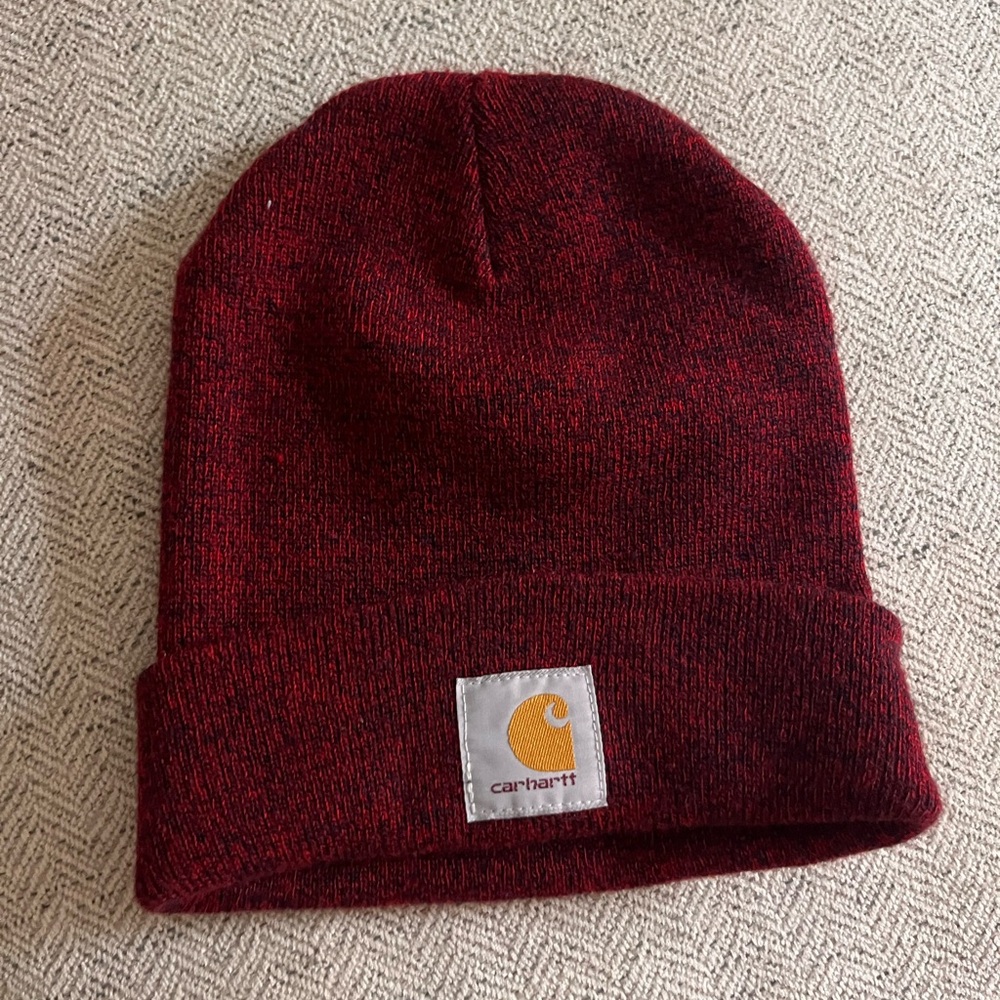 Carhartt Maroon Knit Beanie